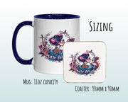 Tattoo Artist Gift Mug - Ceramic Coffee Tea Hot Chocolate Mug Tattooist Gift - Secret Santa Gift Idea for Her Female Tattoo Artist MG0850
