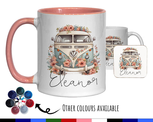 Personalised Camping Gift Mug - Ceramic Coffee Tea Hot Chocolate Mug Gift for Campervan Lovers - Secret Santa Gift Motorhome Owner MG0873