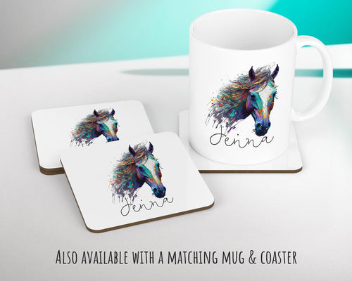 Birthday Gift For Girl Horse Lover Cushion Gift Printed Name Design Cushion Throw Pillow Gift For Girls Nursery Bedroom Christmas Gift CS524