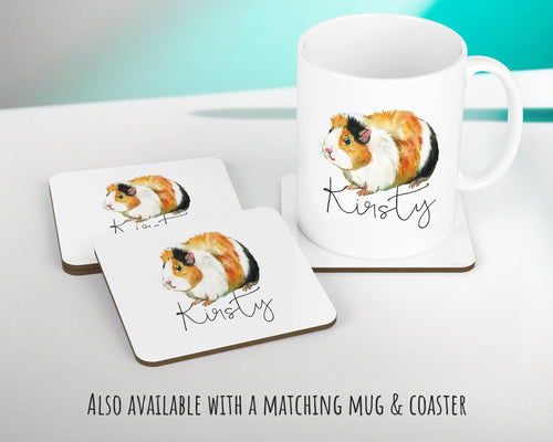 Personalised Guinea Pig Cushion Gift Printed Name Design - Cushion Throw Pillow Gift For Mum Friend Bedroom Birthday Christmas Gift CS330