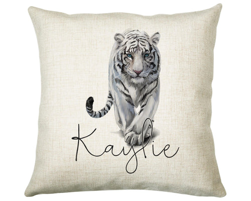 Personalised Tiger Cushion Gift Printed Name Design Big Cat Cushion Throw Pillow Gift For Mum Dad Friend Bedroom Birthday Gift CS136