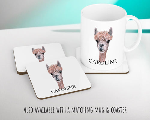 Personalised Alpaca Cushion Gift Printed Name Design - Cushion Throw Pillow Gift For Him/Her Sitting Room Bedroom Birthday  Gift CS479