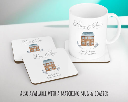 Personalised New Home Décor Cushion House Gift Design For First Home Buyers CS222