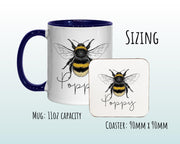 Personalised Bumble Bee Coffee Mug MGZ038
