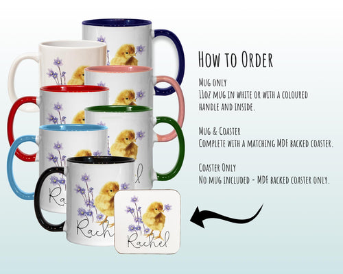 Personalised Baby Chick Coffee Mug MGZ147