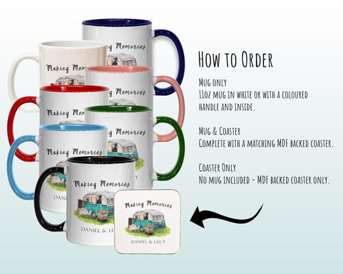 Personalised Caravan Camping Coffee Mug MGZ196