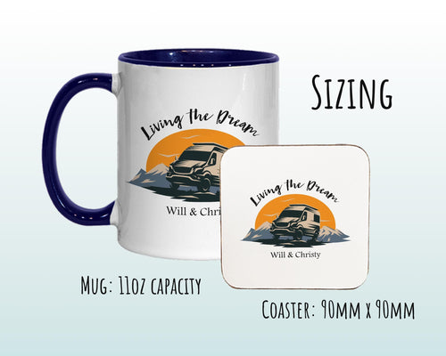 Personalised Motorhome Camper Coffee Mug MGZ197