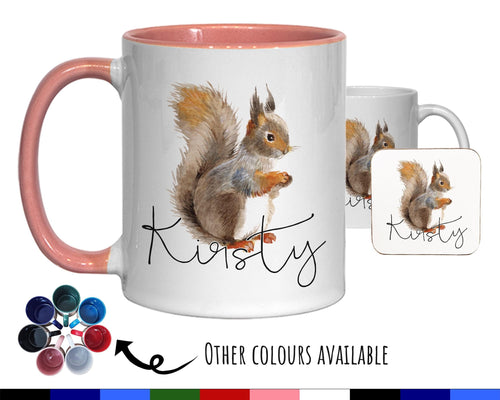 Personalised Squirrel Coffee Mug MGZ078