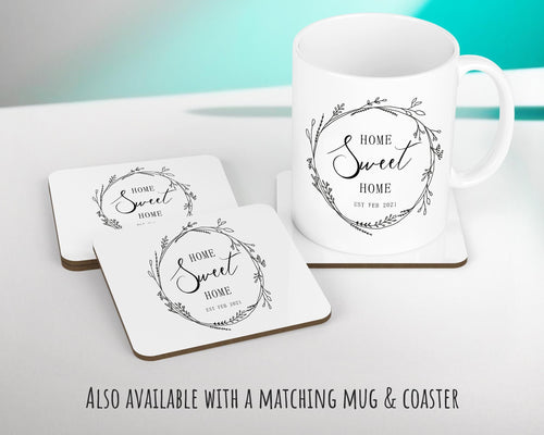 Personalised New Home Décor Cushion House Gift Design For First Home Buyers Family Home Gift CS227