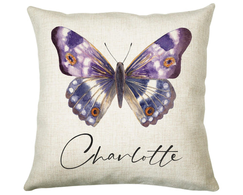 Personalised Butterfly Cushion Magical Gift Printed Name Design - Pillow Gift For Sitting Room Bedroom Decor  Birthday Christmas Gift CS486