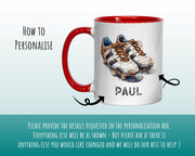 Personalised Football Gift Mug for Boys Girls - Ceramic Coffee Tea Hot Chocolate Mug for Football Player Team Gift Gift MG0841