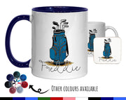 Personalised Golf Gift Mug - Ceramic Coffee Tea Hot Chocolate Mug Golfer Gift for Golfing Lovers - Secret Santa Gift Idea for Him MG0914
