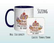 Personalised Gifts for Book Lovers Mug - Ceramic Coffee Tea Cup Mug Gift for Fans of Books and Reading - Secret Santa Gift for Her MG0929