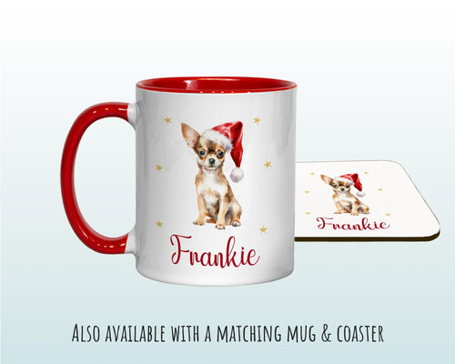Personalised Chihuahua Large Christmas Sack