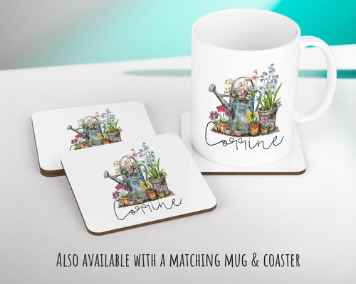 Personalised Gardening Gift Cushion Printed Name Design - Cushion Throw Pillow for Him Her - Retirement Gift Idea for Nan Grandad SMC034