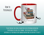Gifts for Book Lovers Mug - Ceramic Coffee Tea Mug Gift for Fans of Books and Reading So Many Books Design Secret Santa Gift for Her MG0933