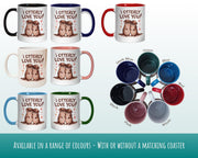 Otter Couple Valentines Day Gift for Boyfriend Husband - 'Otter-ly In Love' Custom Wedding Anniversary 11oz Coffee Mug for Couples SV0016