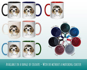 Personalised Sloth Mug Gift - Great Gift for Sloth Lovers - Animal Lovers Mug & Coaster - Sloth Gifts for Her Watercolour Design MGZ079