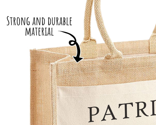 80th Birthday Gift For Women Personalised Jute Bag - Gift For Her Floral Tote Bag Gifts - Eighty 80 Wonderful Since 1946 Shopping Bag BND80T
