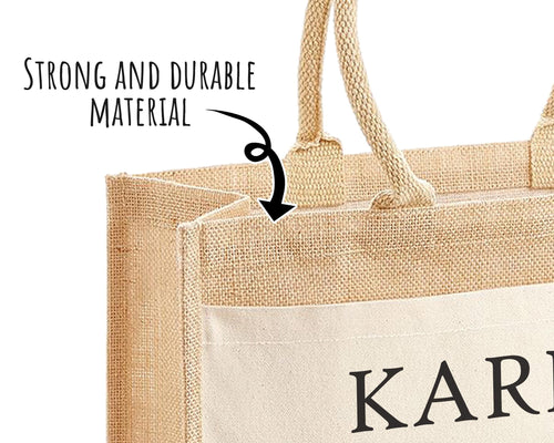 70th Birthday Gift For Women Personalised Jute Bag - Gift For Her Floral Tote Bag Gifts Seventy 70 Wonderful Since 1956 Shopping Bag BND70T
