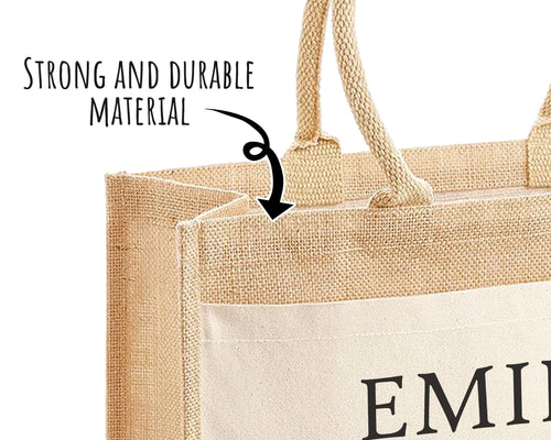 21st Birthday Gift For Women Personalised Jute Bag - Gift For Her Floral Tote Bag - Twenty One 21 Wonderful Since 2005 Shopping Bag BND21T