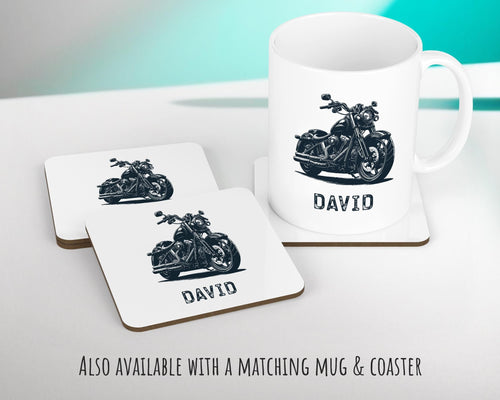 Personalised Motorbike Cushion Gift Printed Name Design - Motorcycle Gift for Men Him Cushion Throw Pillow Gift For Motorcyclist Gift CS0862