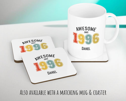 30th Birthday Gift for Men - Personalised Birthday Cushion Age 30 Gift for Him Custom Retro Vintage Number Design Dad Grandad Thirty BNG30C