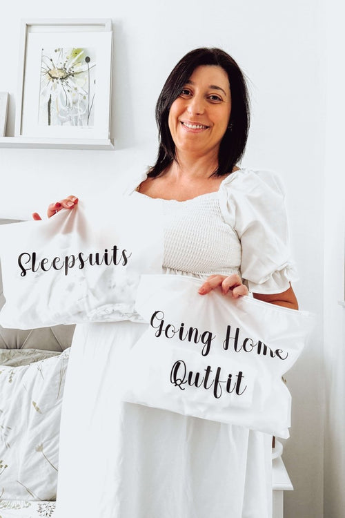 Maternity Bag Organizers x14 | Zip Lock Reusable Bags Set | Baby Shower Essentials