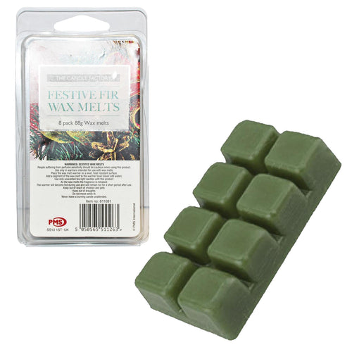 Christmas Wax Melts Pack of 8    Winter Fir