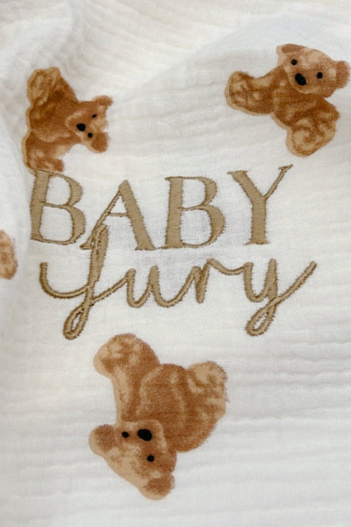 The Bear Muslin Blanket Swaddle