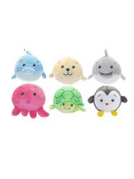 Plush toy SQUISHIMI BALL SEA - LIFE 9 cm, scented, various types, series 6  one supplied