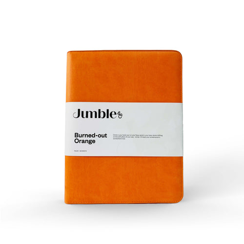 Intentus Organiser A4 PU Leather-Like Folder with Ruled Refill Pad
