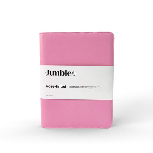 Intentus Organiser A4 PU Leather-Like Folder with Ruled Refill Pad