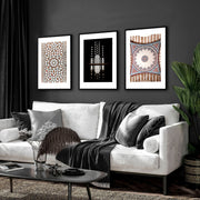 Islamic home decor | Set of 3 wall art prints