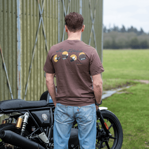 Brown U&C Helmet Tee