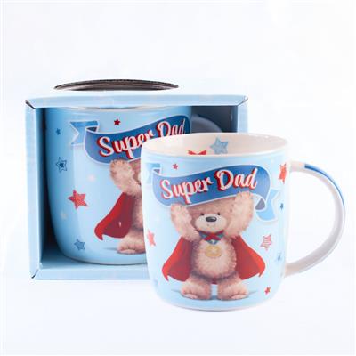 Mug   Bear With Text Super Dad