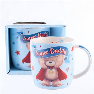 Mug   Bear With Text Super Daddy