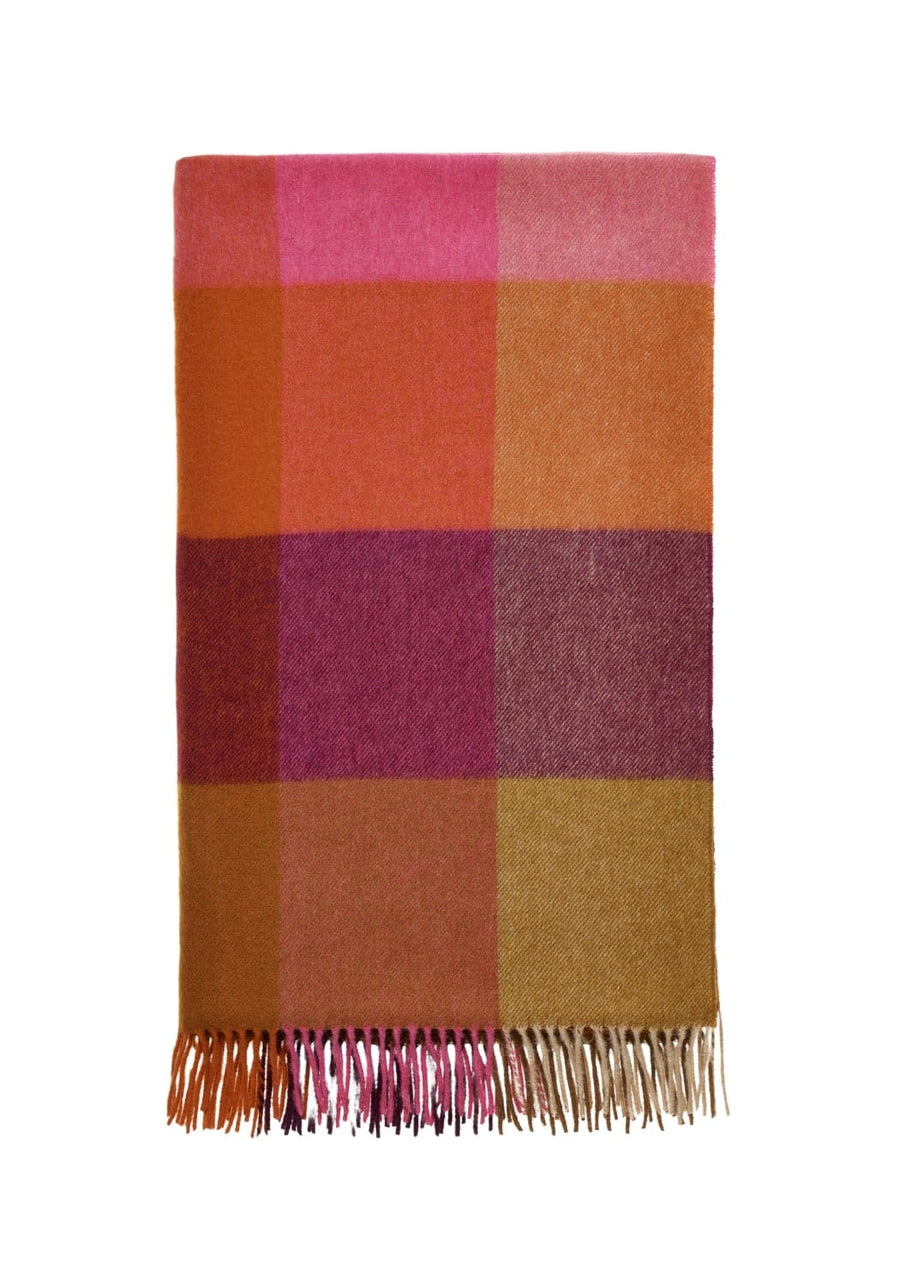 Ivy's Autumn Spice Plaid Throw