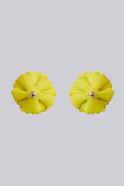 Louche Jalicia Flower Earring - Yellow