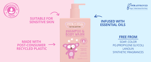 Jack N’ Jill Kids Shampoo & Body Wash -  300ml