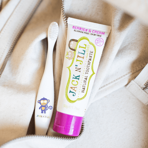 Jack N’ Jill Natural Berries & Cream Toothpaste for Babies & Kids - 50g