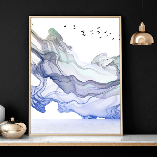 Living room framed prints | set of 3 Japandi wall art