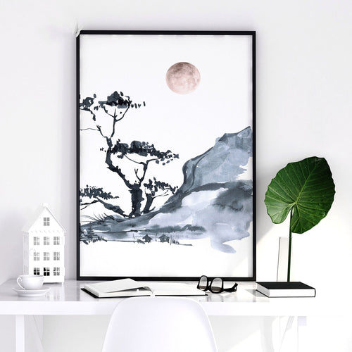 Cherry Blossom Prints – Set of 3 Japanese Wall Art