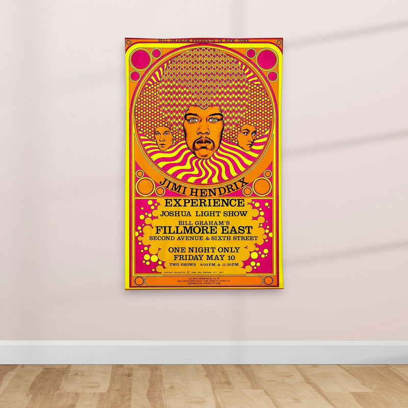 1960's Retro American Rock Music poster - Textile Poster