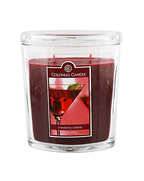 Colonial Candle 25oz jar with an incredible Cranberry Cosmo fragrance