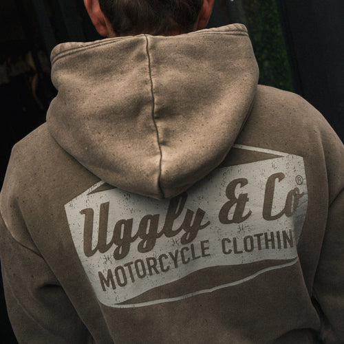 Green Diamond Acid Wash Hoodie