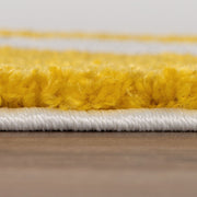 Joli Wave Yellow & White Rug