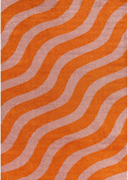 Joli Wave Orange & Pink Rug