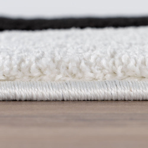 Joli Striped Black & White Rug
