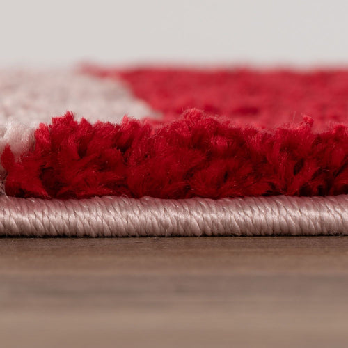 Joli Striped Red & Pink Rug